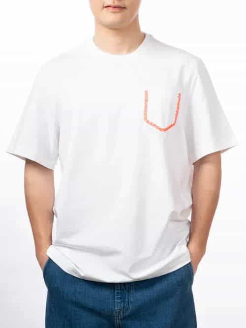 手作撞色十字刺繡口袋Tee (限量產品) thumbnail image